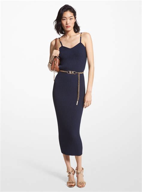 michael kors midnight blue dress|Michael Kors Women's Blue Dresses .